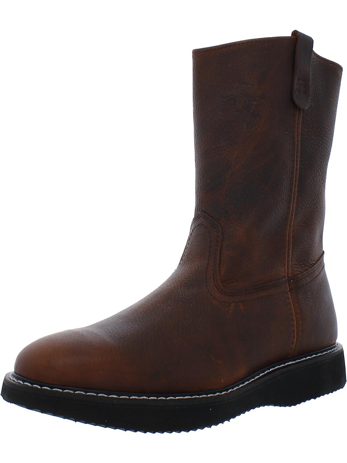 

Мужские кожаные рабочие ботинки до середины икры Wellington Fin & Feather, цвет Redwood Tumbled