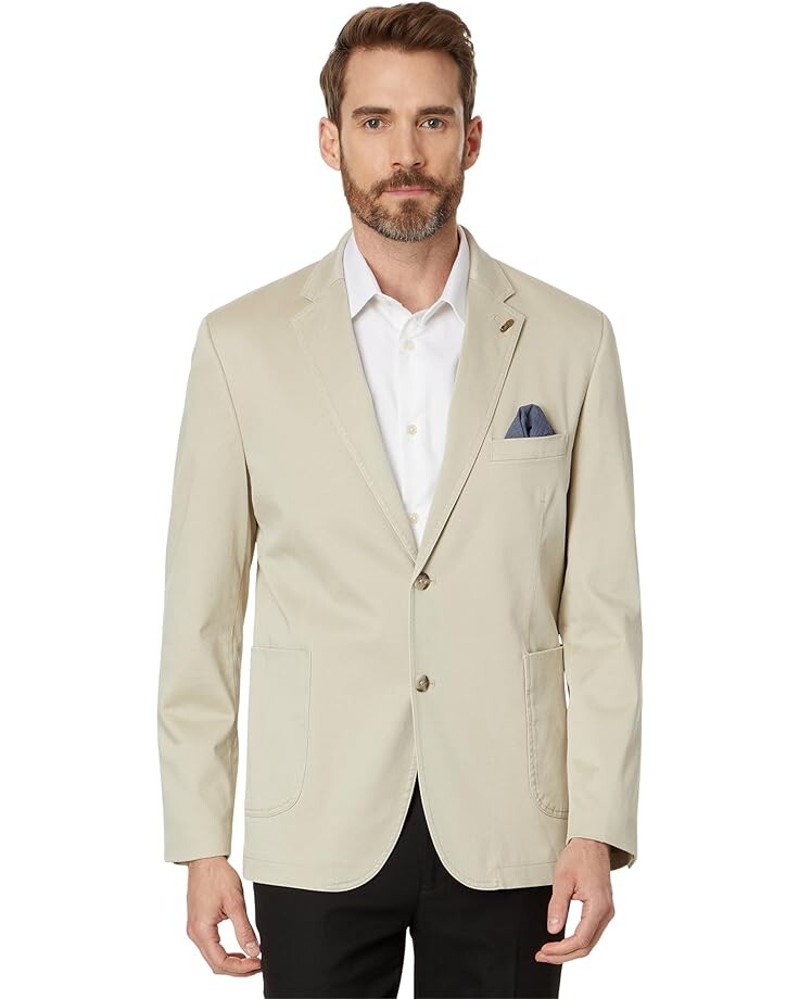 

Блейзер Johnston & Murphy Washed Cotton, цвет Stone 1