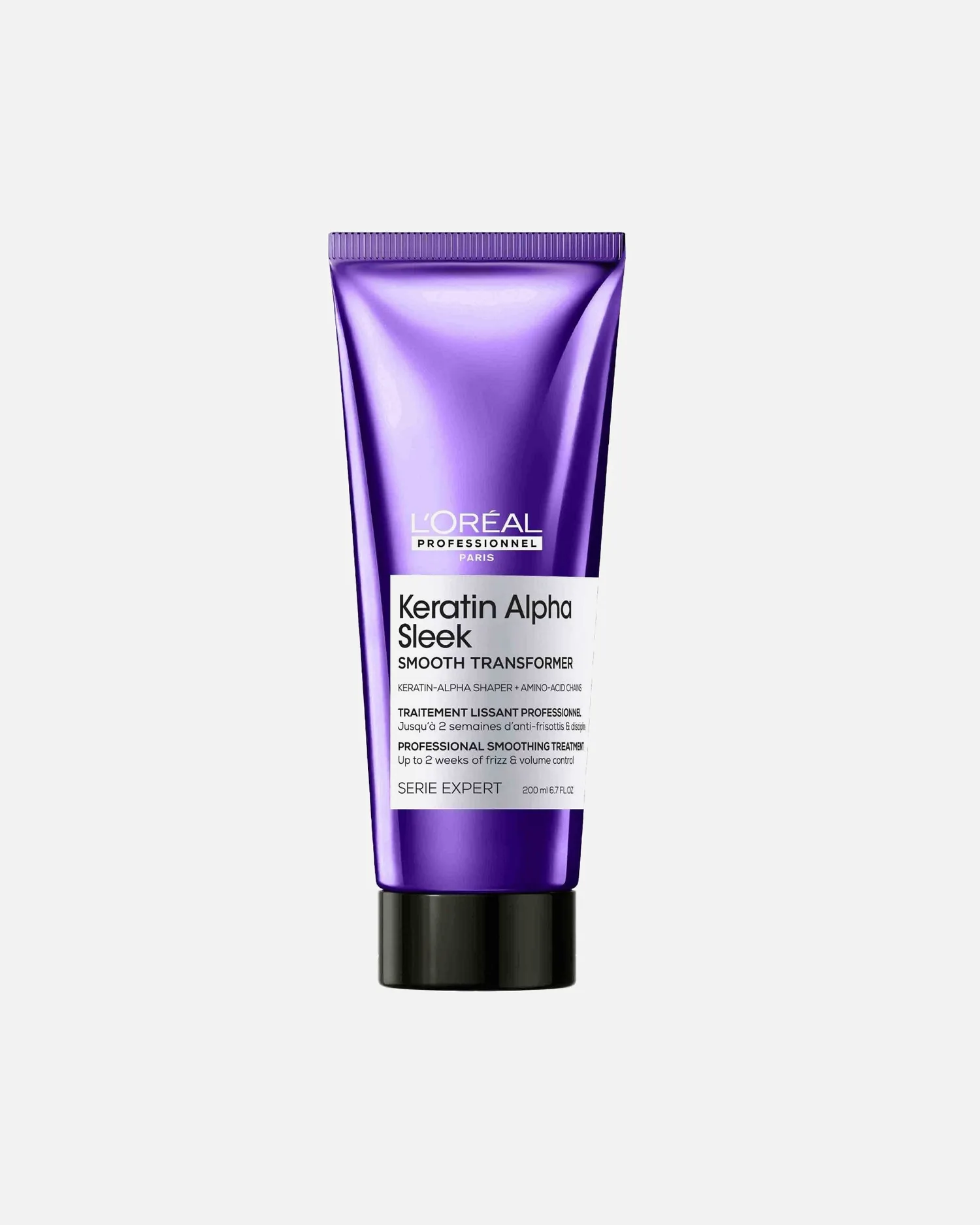Кондиционер серии Expert Keratin Alpha Sleek Smooth Transformer Treatment L Oreal Professionnel Paris, 200 мл