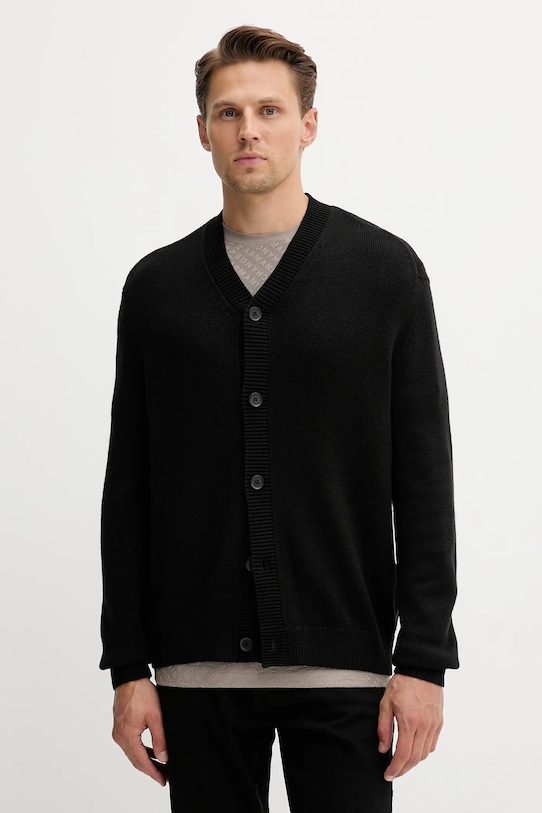 

Кардиган с добавлением шерсти Armani Exchange, черный