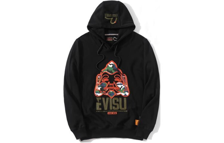 

Толстовка унисекс черная Evisu, черный