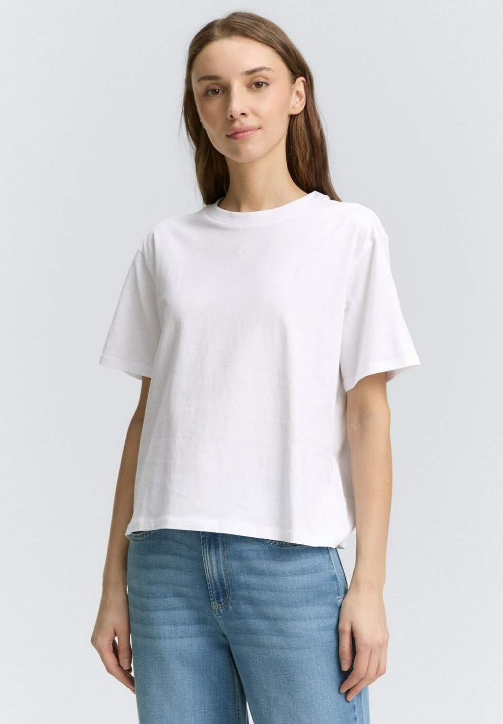 

Базовая футболка BOXY FIT TOM TAILOR DENIM, белый