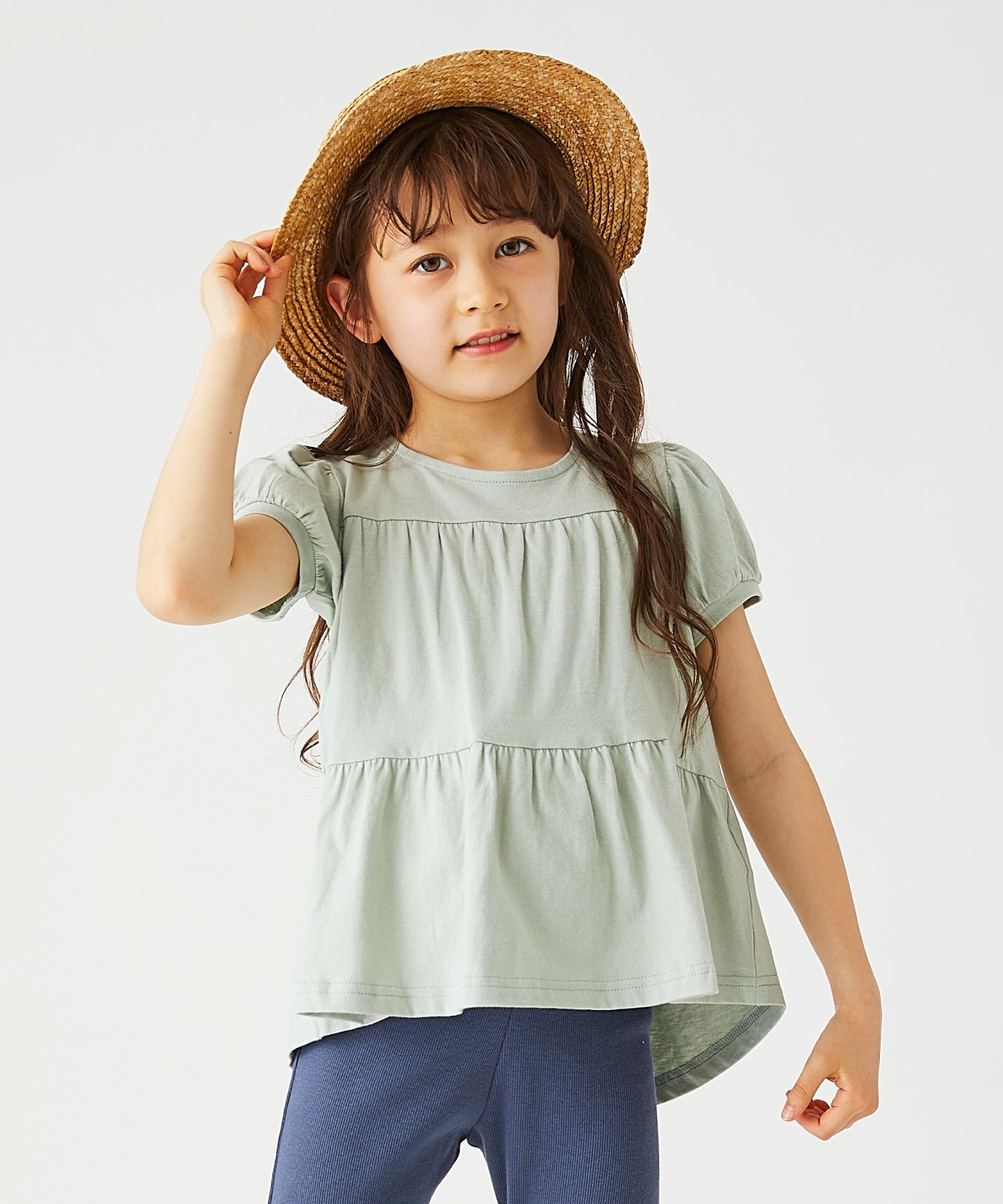 Футболка с многоярусным дизайном Ever Closet, mint