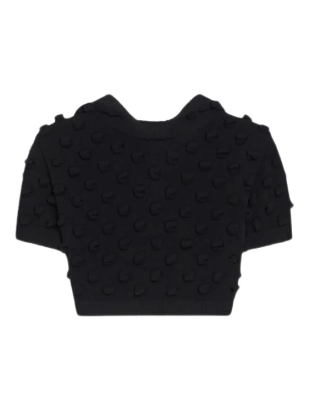 

Топ с аппликацией SPORTMAX, черный