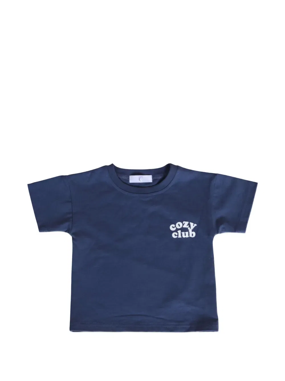 Футболка с логотипом Cozy Crew Club, синий
