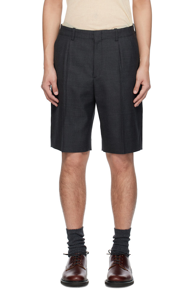 

Шорты Borrowed Our Legacy, цвет premium charcoal office wool