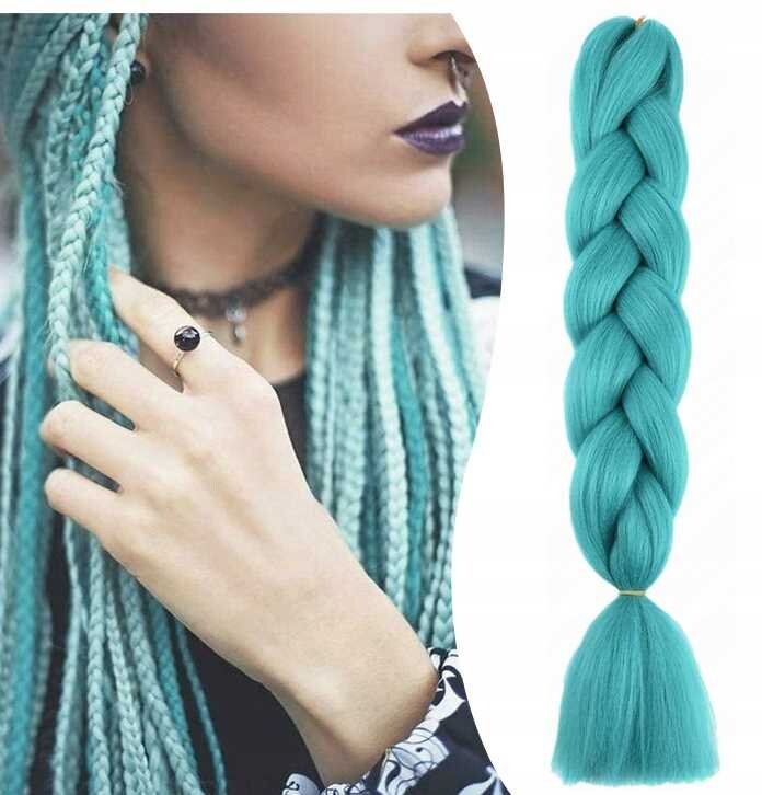 

Синтетические косички для волос Бирюзовый Цвет морской волны Mawe