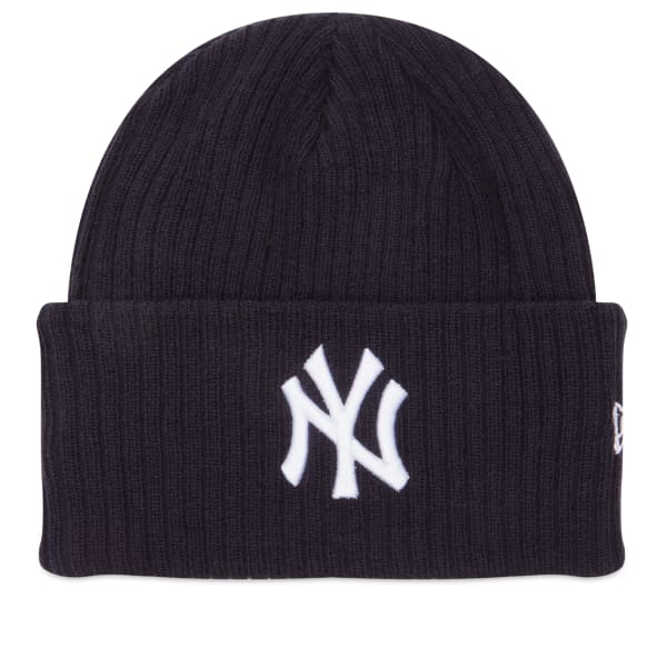 

Шапка-бини с широким отворотом New York Yankees New Era, темно-синий
