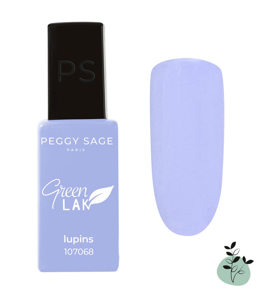 

Зеленый лак для ногтей LAK Lupin Classic UV/LED 10 мл Peggy Sage