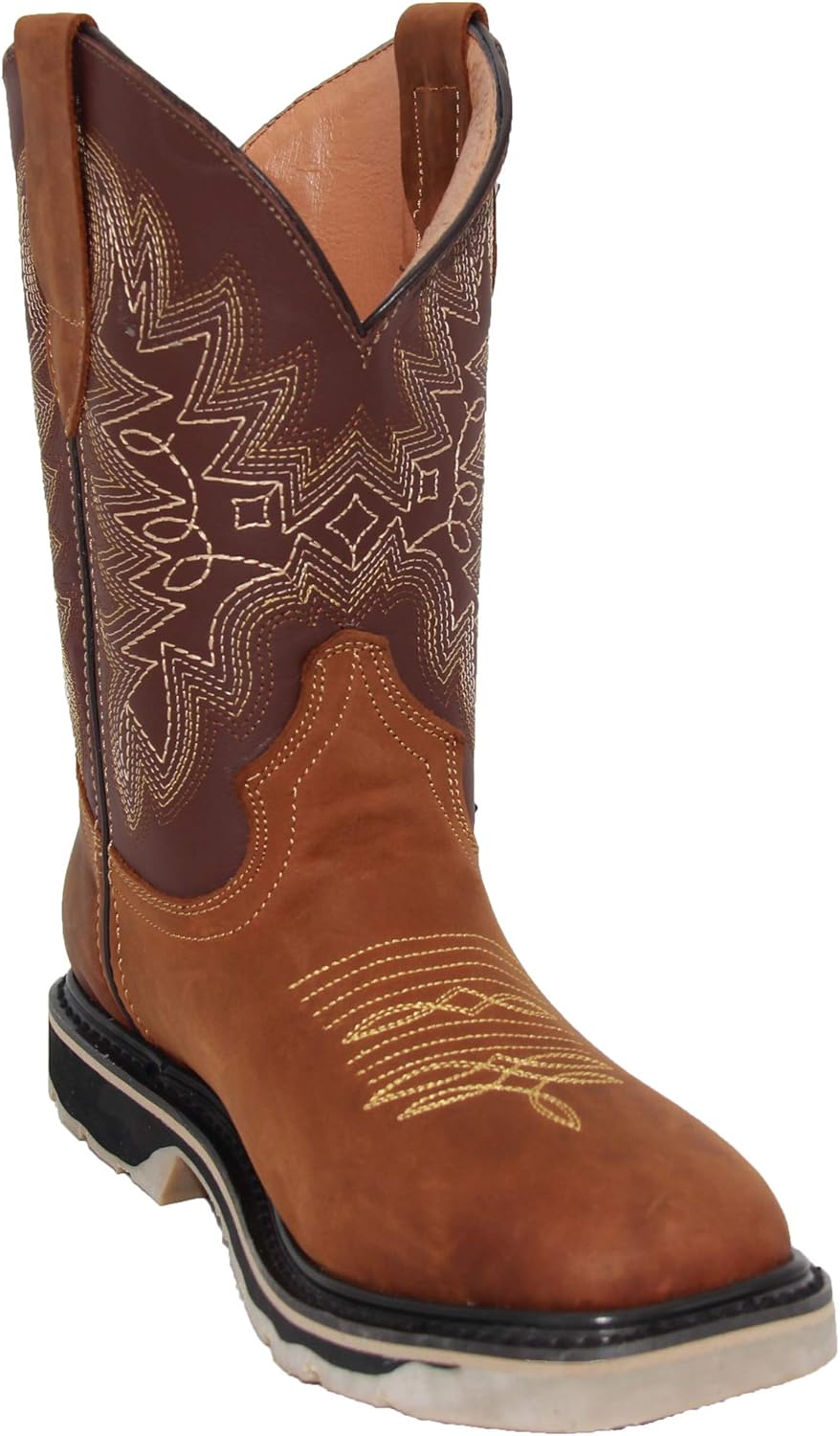 

Мужские кожаные западные рабочие ботинки с квадратным носком Generic