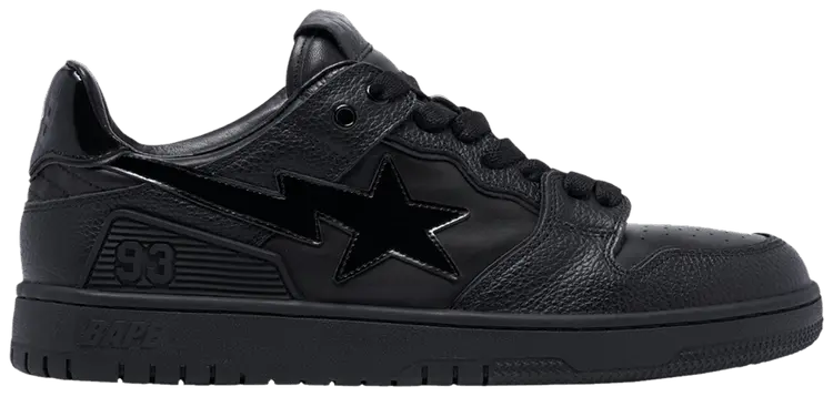 

Кроссовки BAPE Sk8 Sta #3 M1 'Black', черный