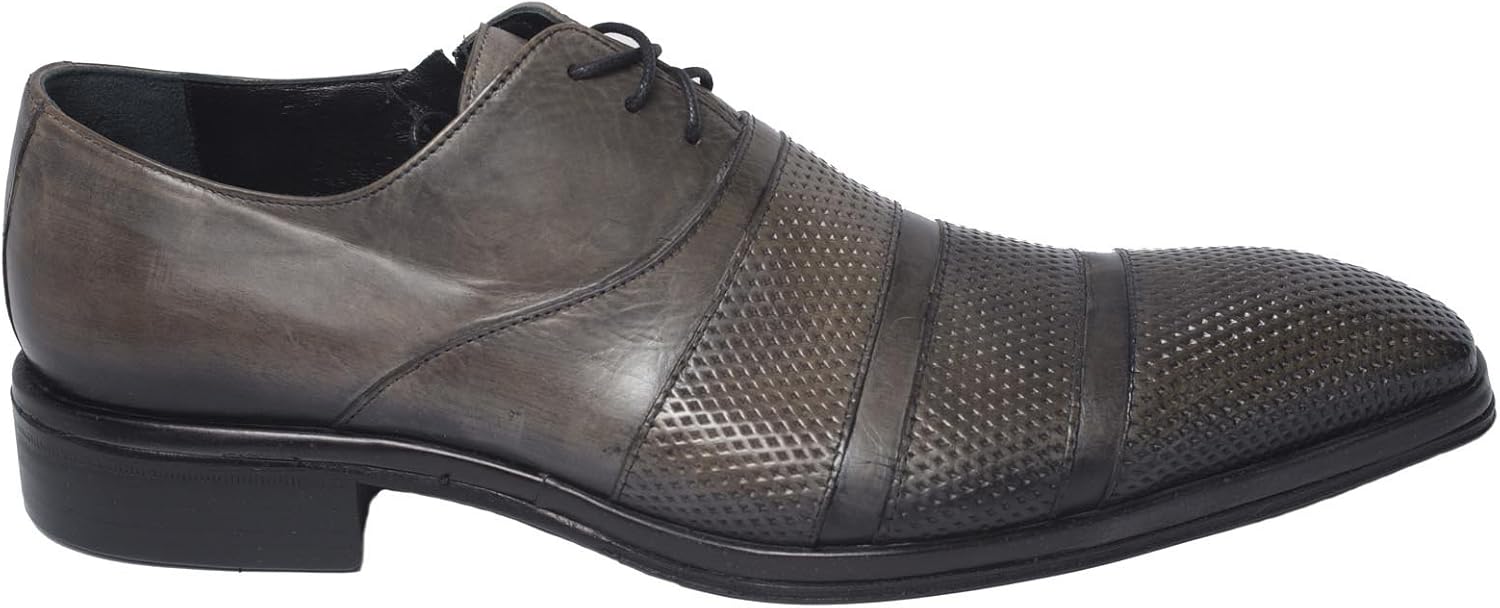 

Мужские итальянские антикварные черные ботинки Jo Ghost 2701 M с шнуровкой и молнией