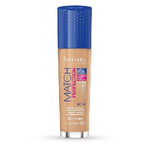 

Тональный крем для лица 303 true nude, Spf 20, 30 мл Rimmel, Match Perfection