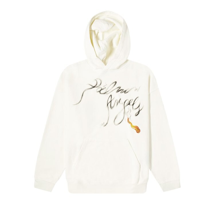

Худи Palm Angels Foggy Hoodie, кремовый