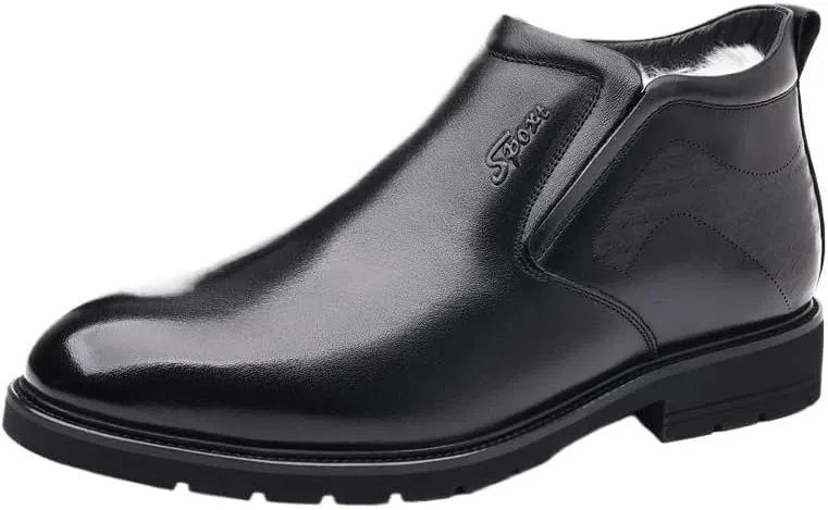 Снежные ботинки из натуральной кожи, Slip On, D ZYQHMY