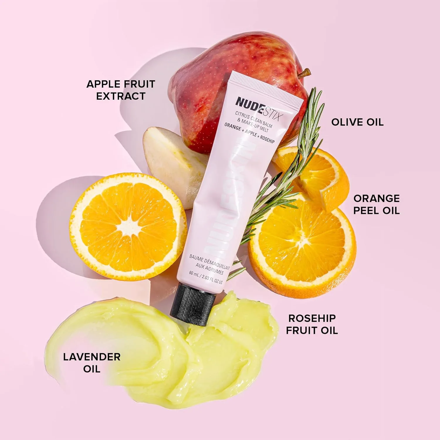 Средство для снятия макияжа Nudestix — Очищающий бальзам Citrus Clean Balm & Make-Up Melt - веганский очищающий бальзам -в-1 для — фото 4