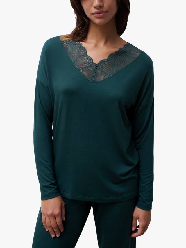 

Джози топ с длинными рукавами и кружевным подолом Femilet