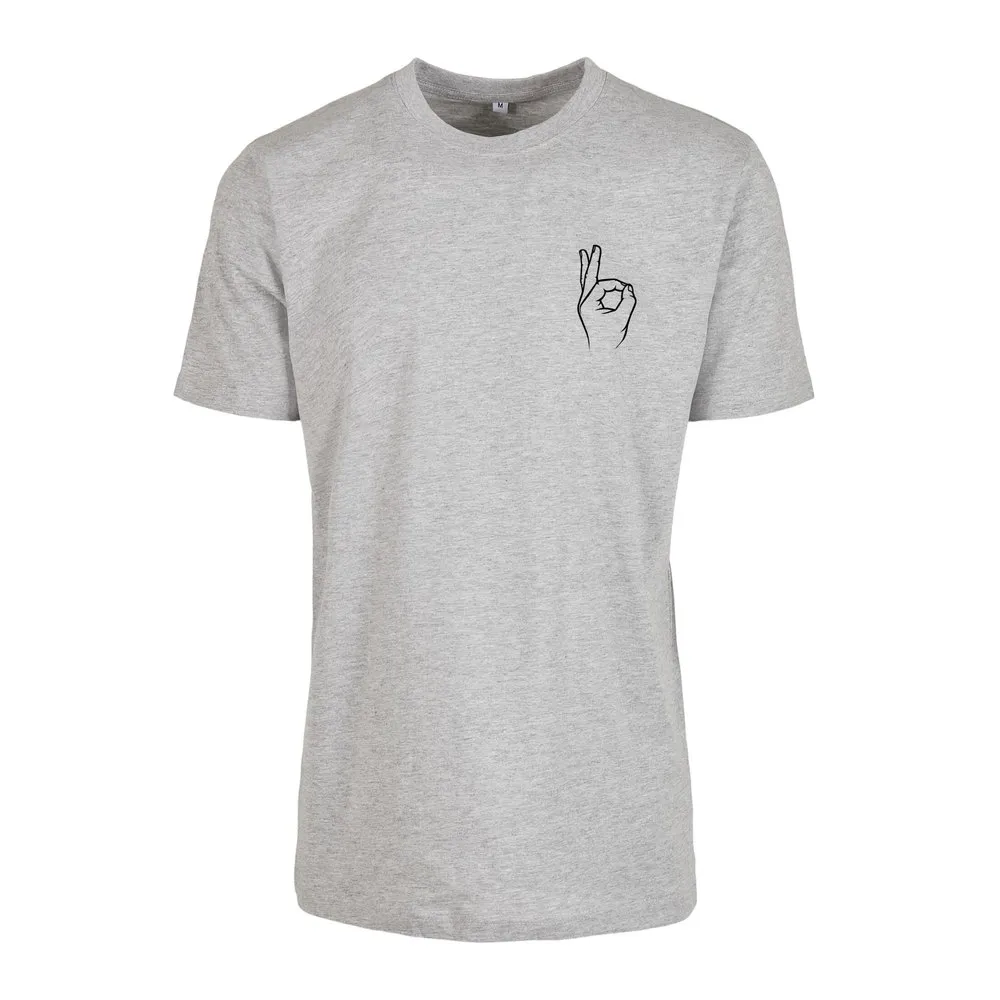

Футболка с коротким рукавом Mister Tee Urban Classics Easy Sign, серый