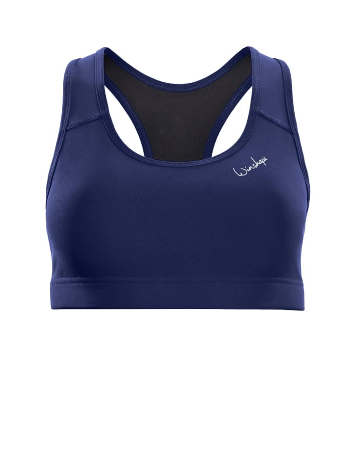 

Winshape Функциональный и удобный спортивный бюстгальтер SB102C темно-синего цвета