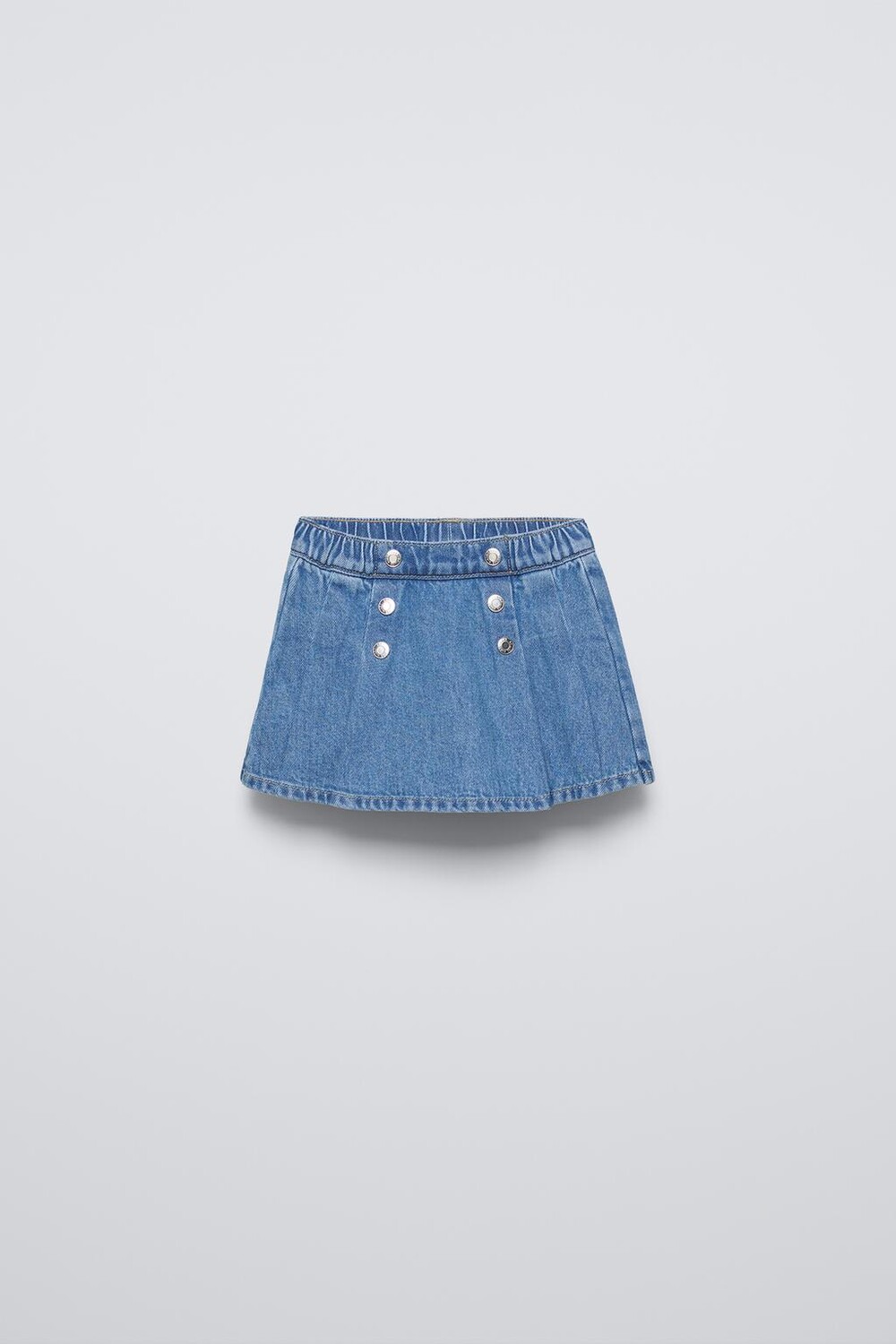

Джинсовая бермудская шорты ZARA, синий