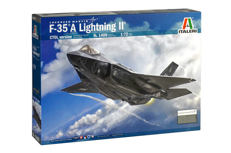 

Italeri, Самолет F-35A Lighting II, Модель 1:72, 8+