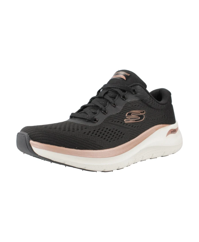 Кроссовки со светящейся аркой Skechers, черный — фото 2