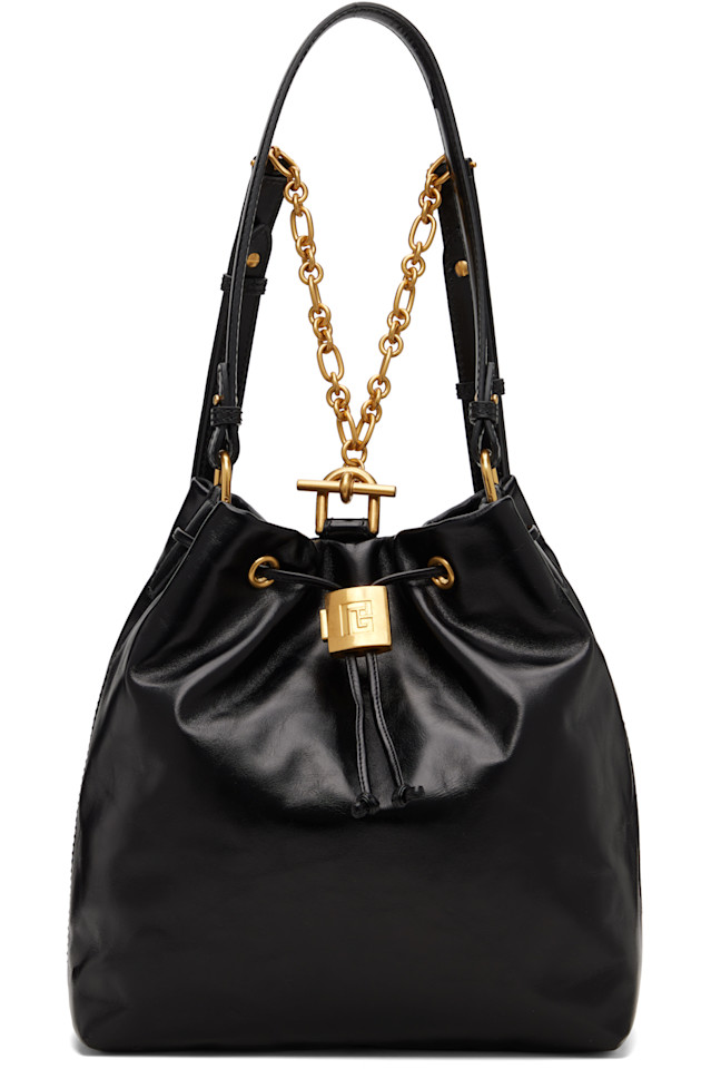 

Рюкзак Pulse из телячьей кожи Balmain, черный