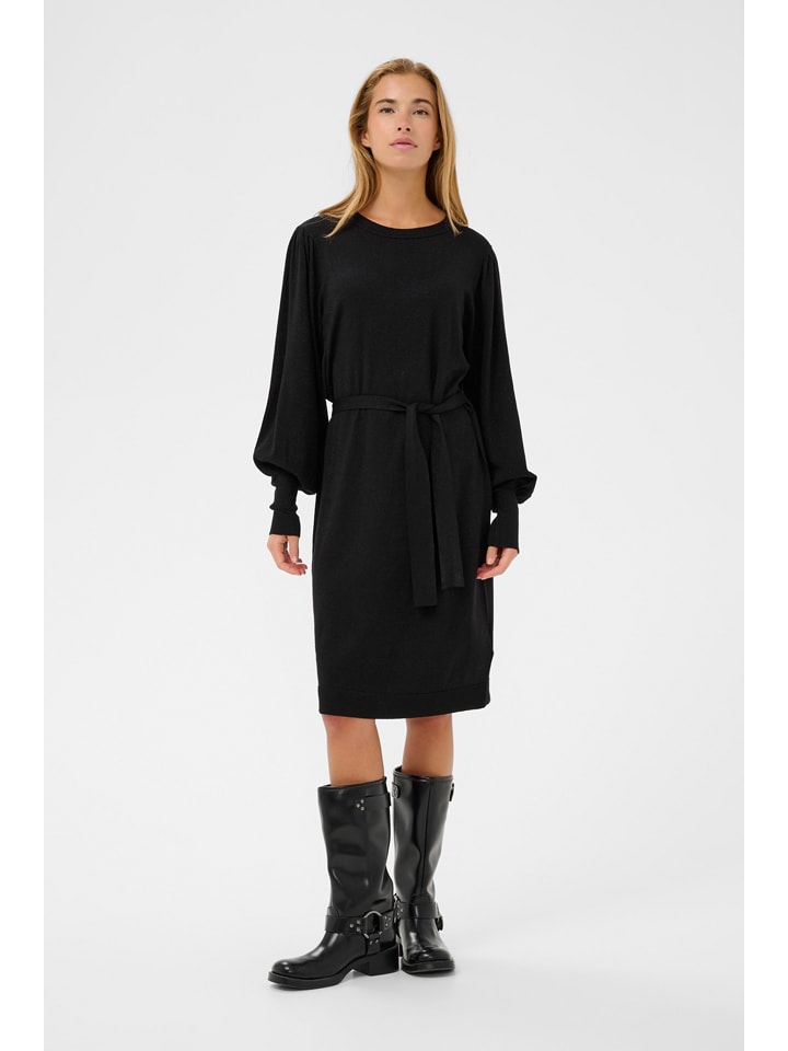 

Kaffe Черное вязаное платье