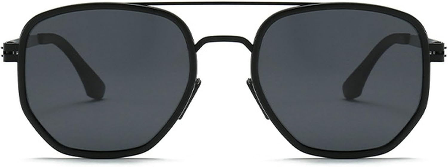 

Солнцезащитные очки-пилот для женщин и мужчин, модные винтажные очки в стиле 70-х, поляризованные солнцезащитные очки для мужчин, защита от УФ-излучения UV400 mincl, Black