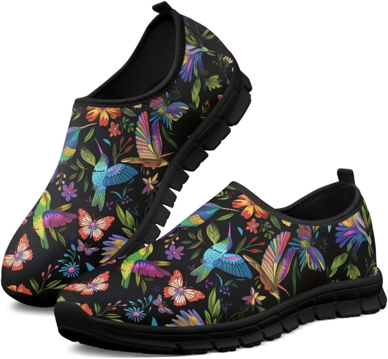 

Кроссовки-лоферы унисекс с верхом из сетки Estailounic, Hummingbird Butterfly