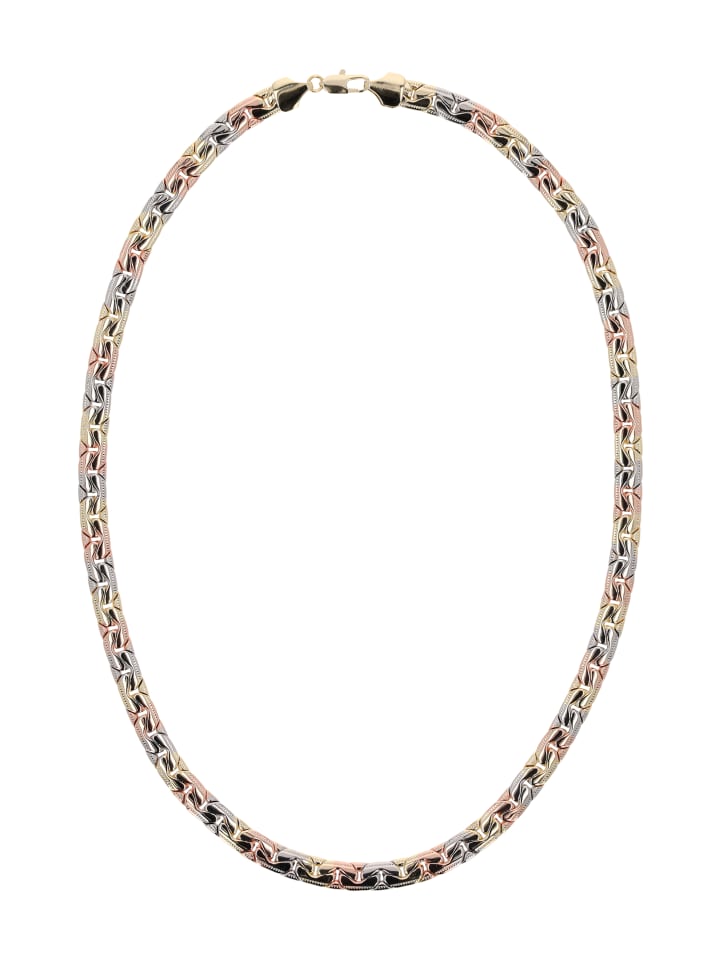 

Faina Женская цепочка-колье из золота, розового серебра