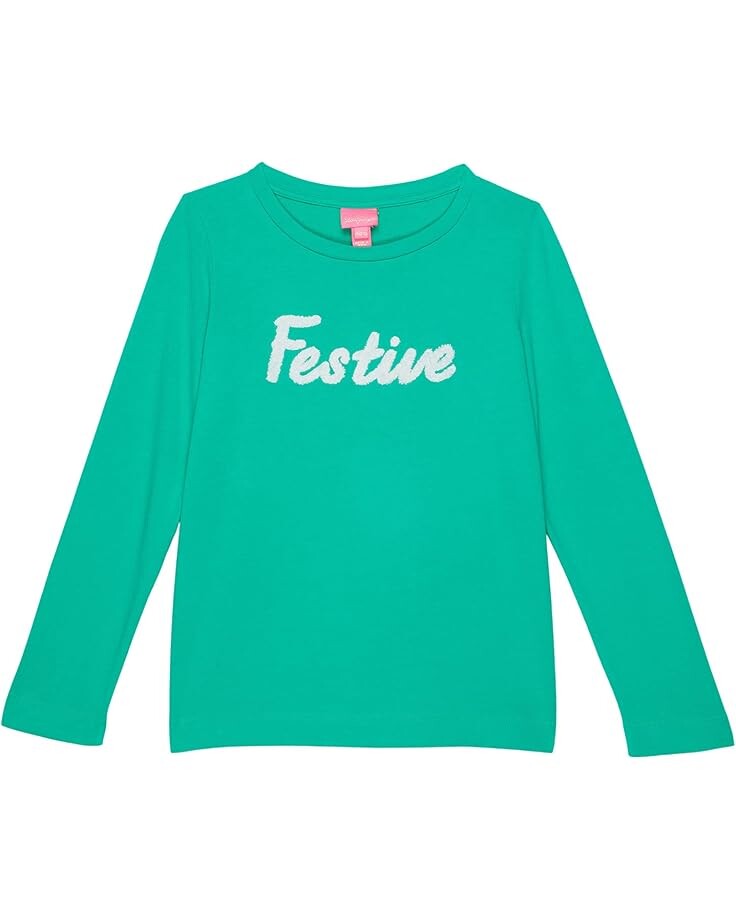 

Толстовка Lilly Pulitzer Kids Mini Rami Sweatshirt, цвет Coconut Festive Kids Graphic