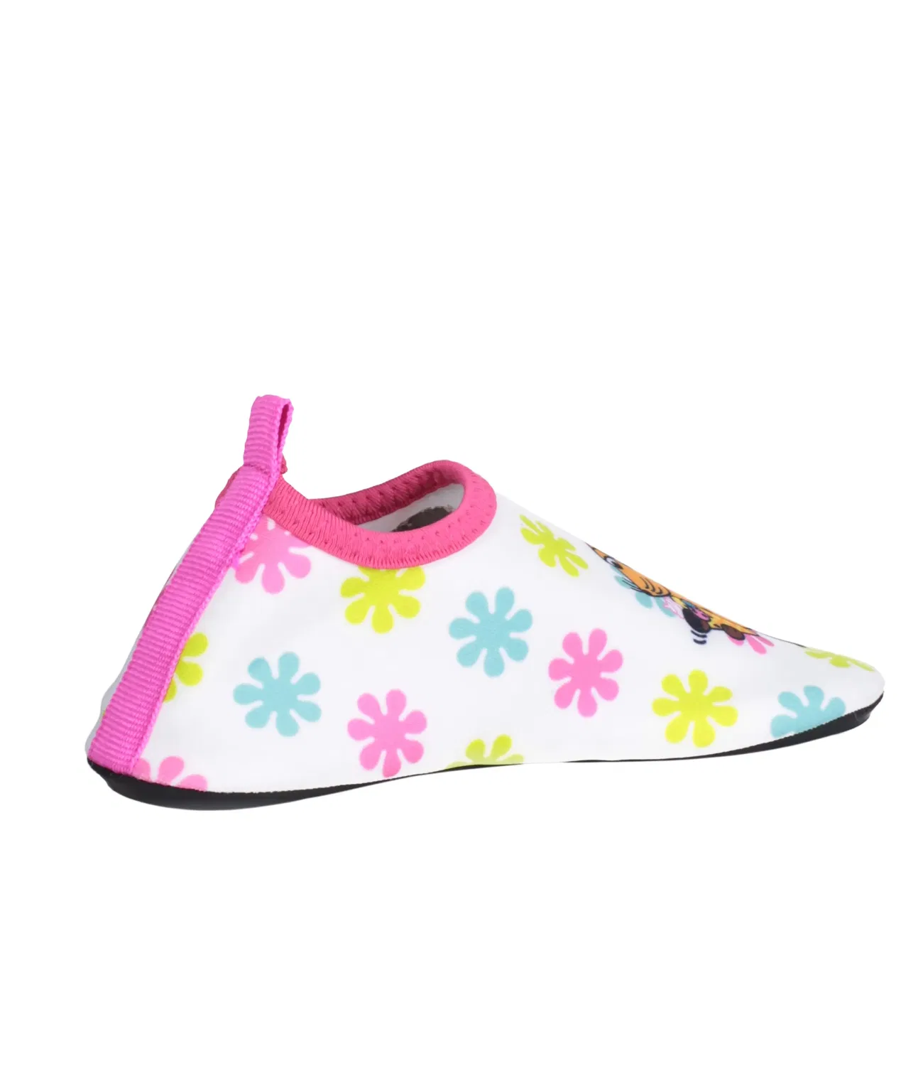 Босоножки цветочные Playshoes, белый/розовый — фото 4
