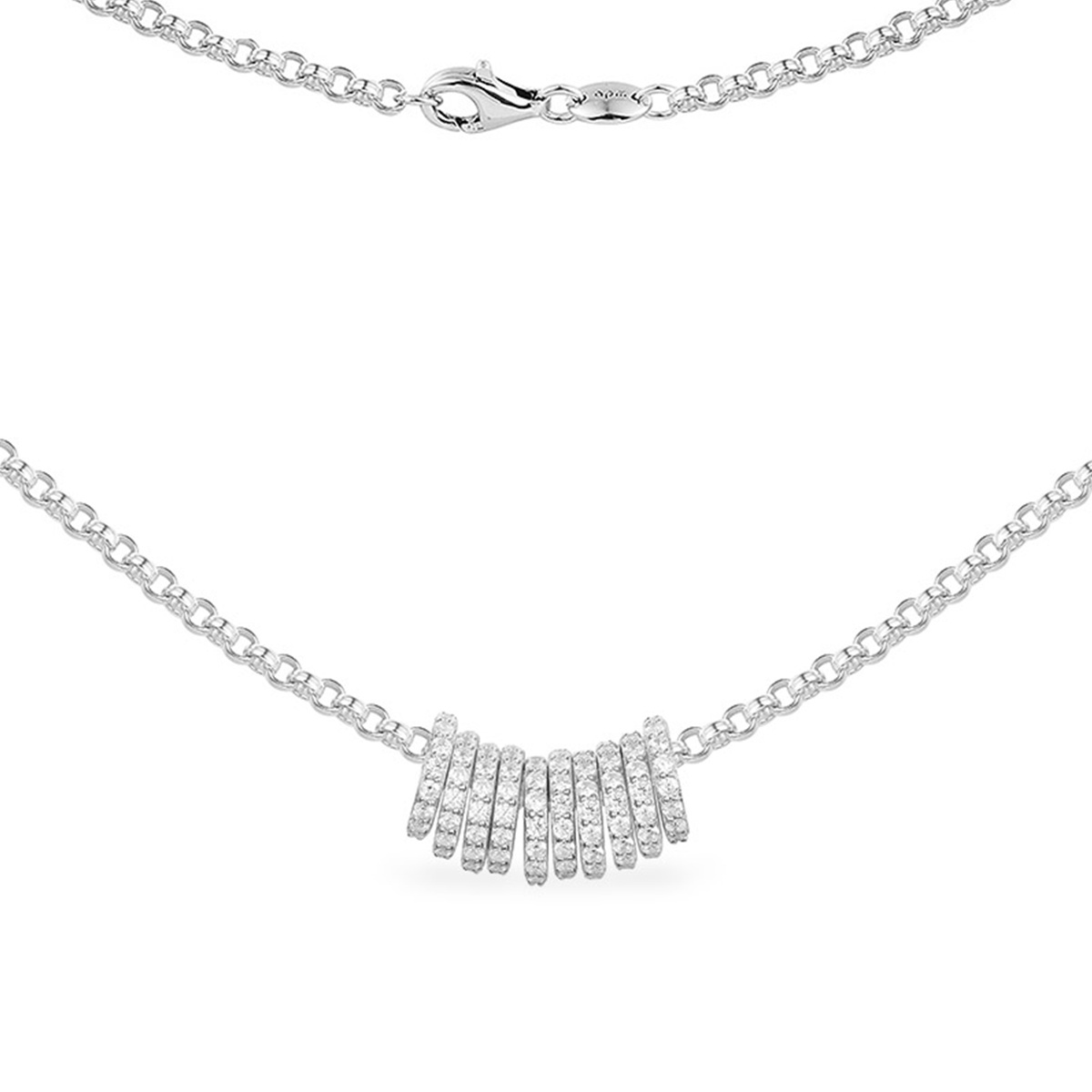 

Apm Monaco Ожерелье из стерлингового серебра 925 пробы для женщин