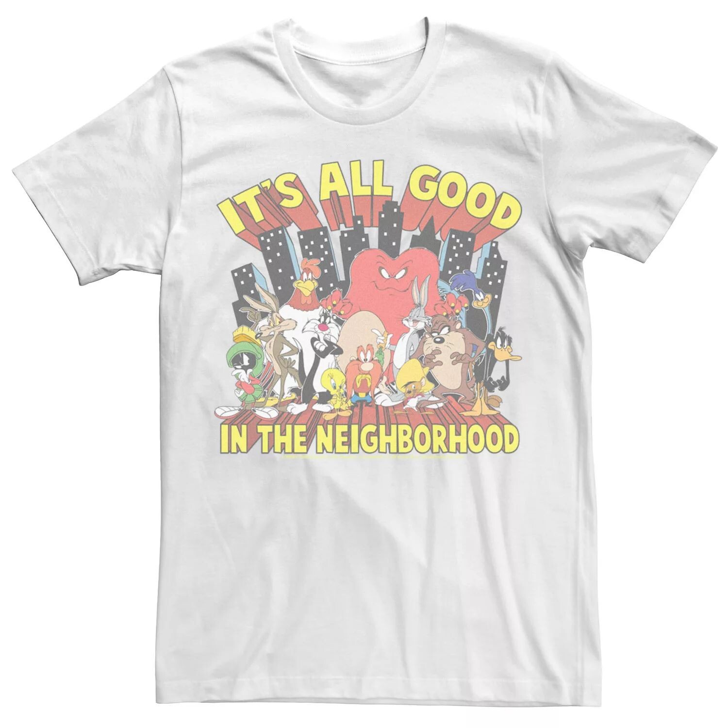 

Мужская футболка Looney Tunes The Neighborhood Group Licensed Character