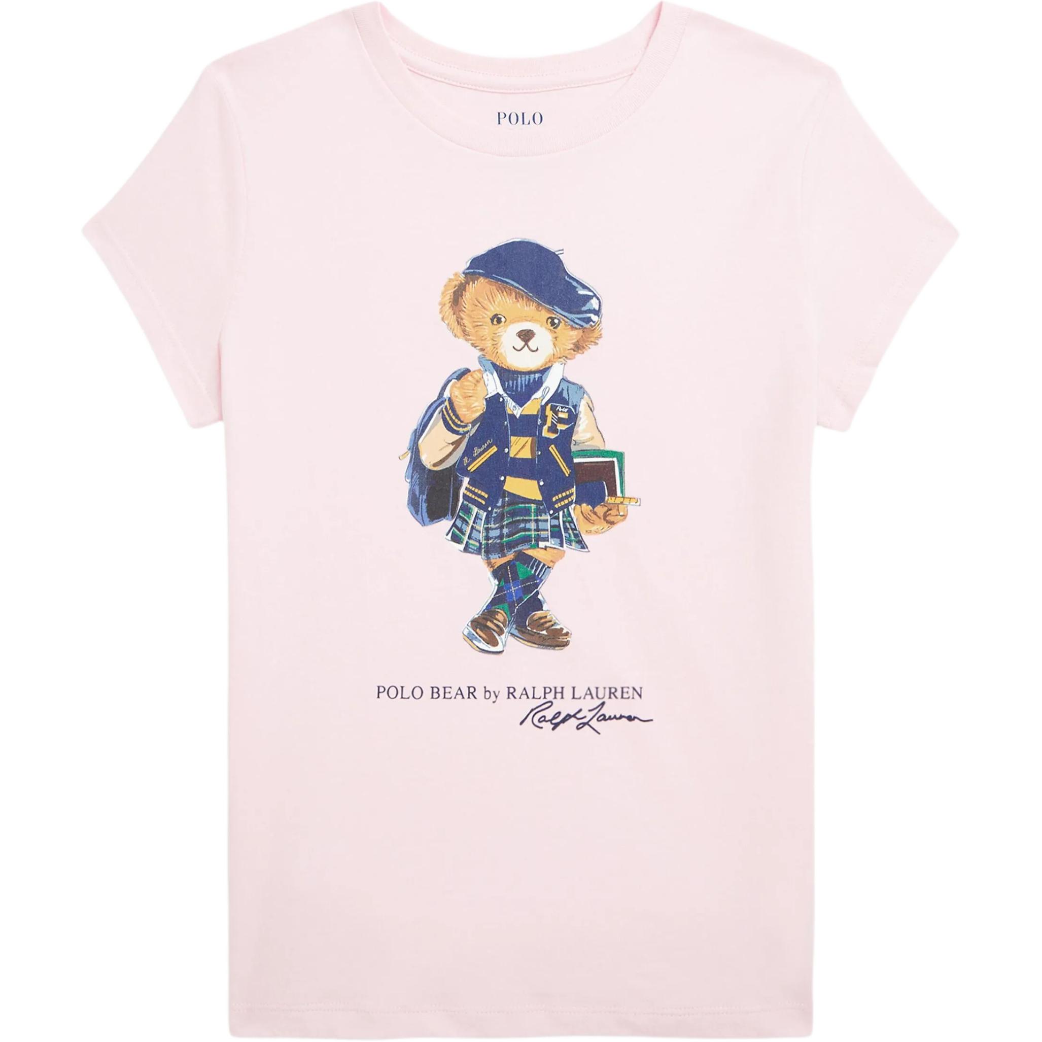 Футболка с коротким рукавом ss25 для детей Polo Ralph Lauren, розовый — фото 3