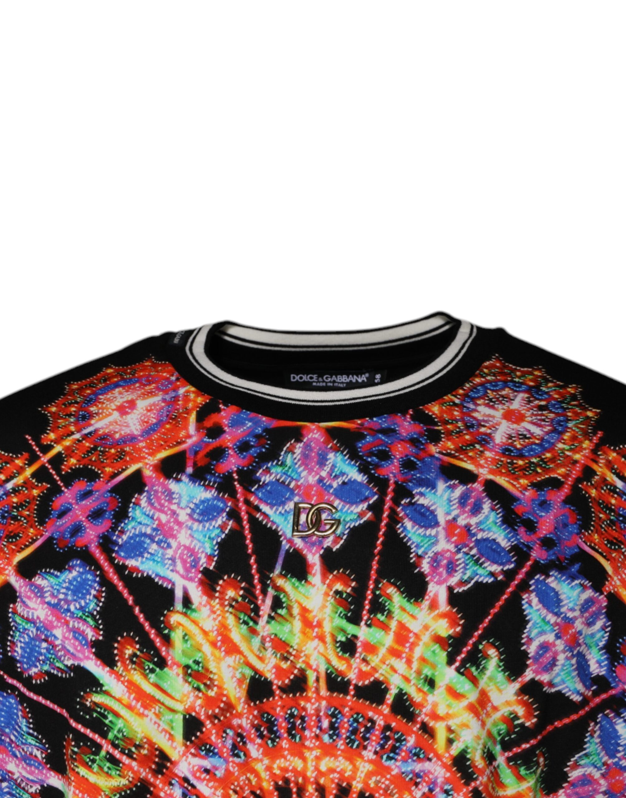 Футболка мужская разноцветная с короткими рукавами Kaleidoscope Dolce & Gabbana — фото 2
