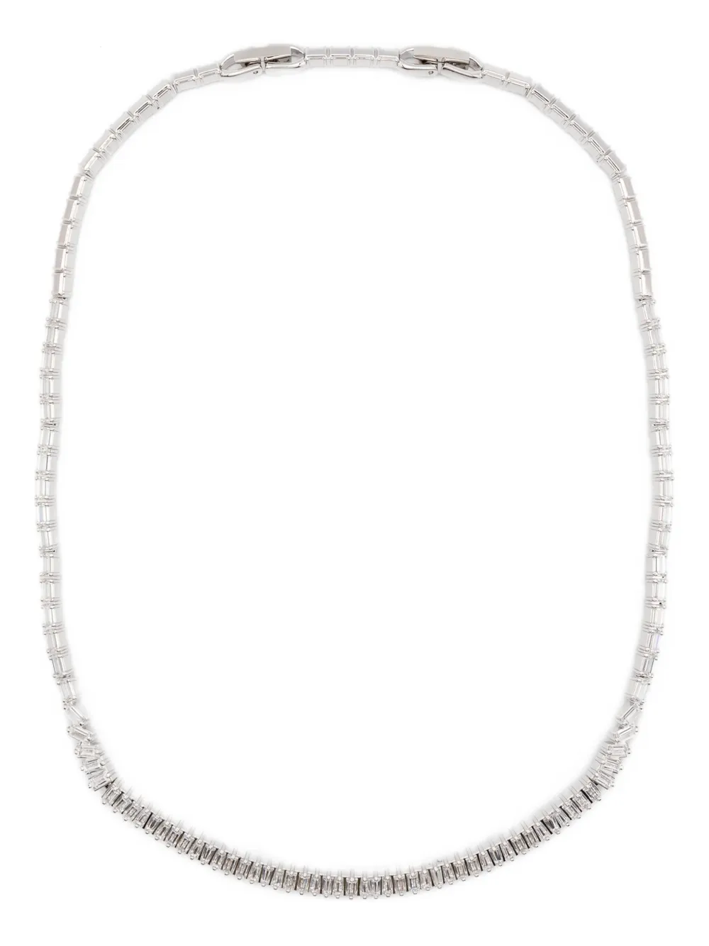 

Колье Matrix Swarovski, серебяный
