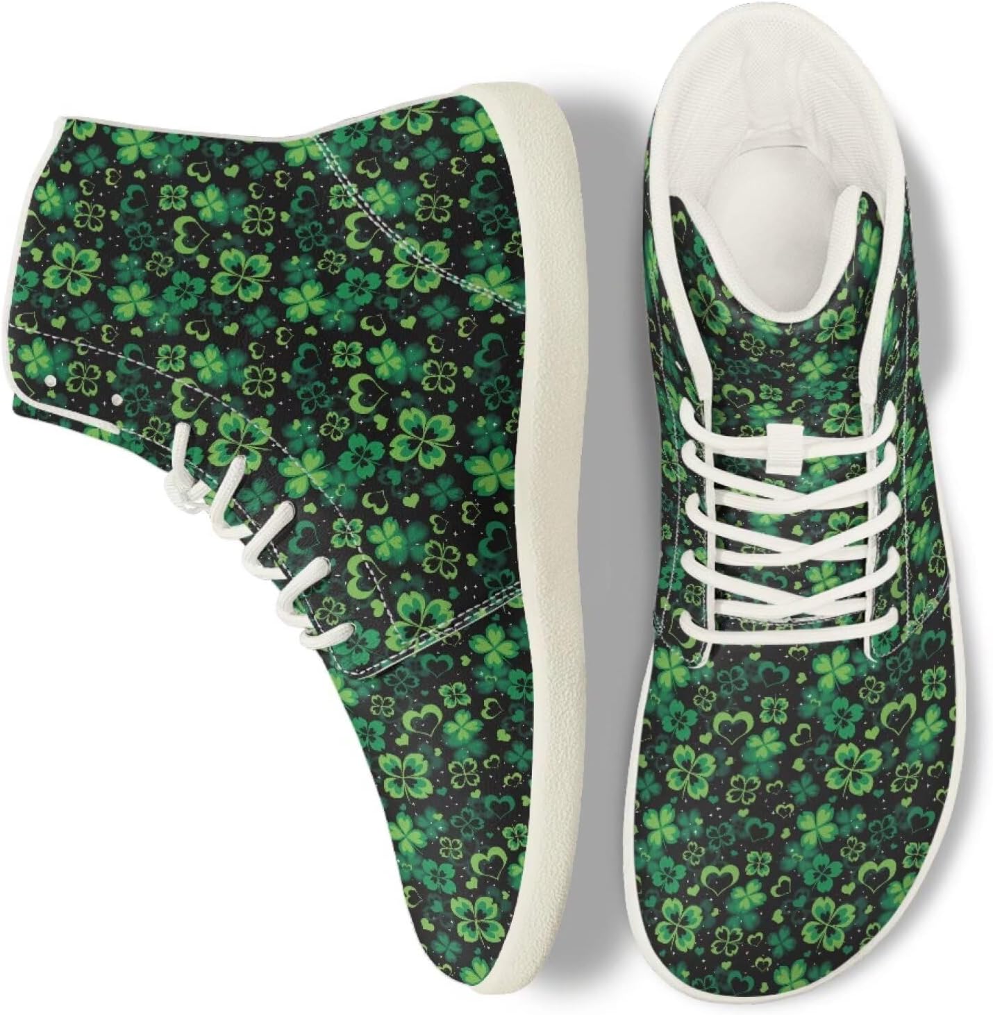 

Кроссовки Belidome High Top для женщин и мужчин, повседневные с плоской подошвой, на шнуровке, противоскользящие, зеленый