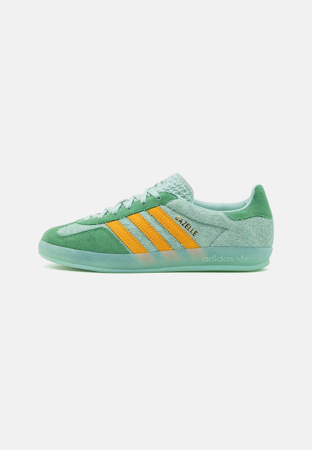 

Кроссовки на шнуровке GAZELLE INDOOR adidas, светло-зеленый