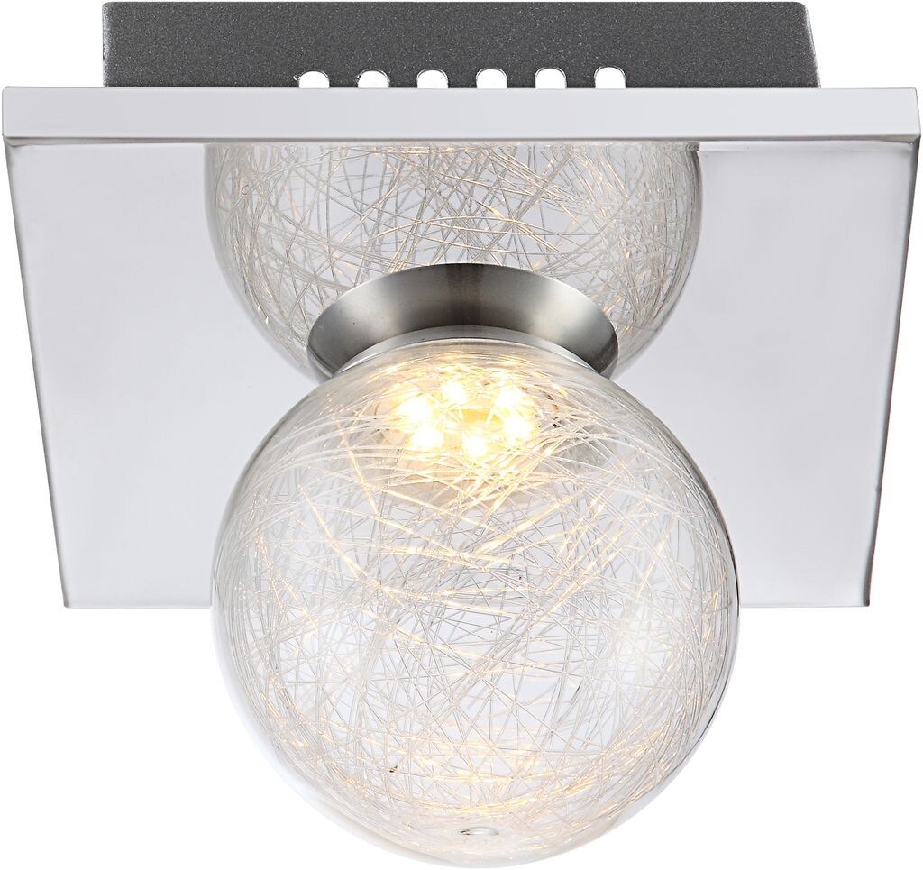 

Настенный светильник Globo Sakeka хром, 1xLED; 56864-1 Globo Lighting, серебро