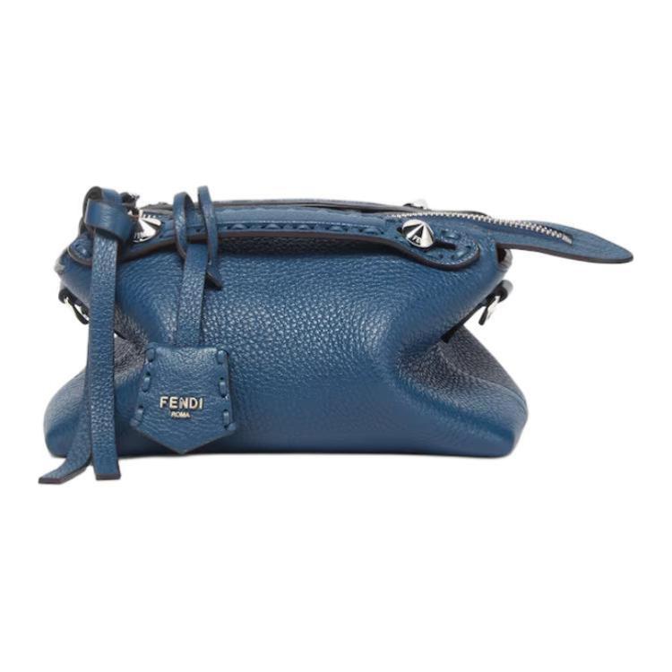 

FENDI Мини-сумка из телячьей кожи, женская, синяя