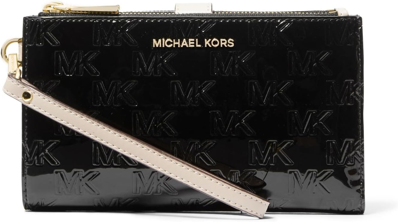 

Кошелек Michael Kors Jet Set Double Zip Wristlet, черный