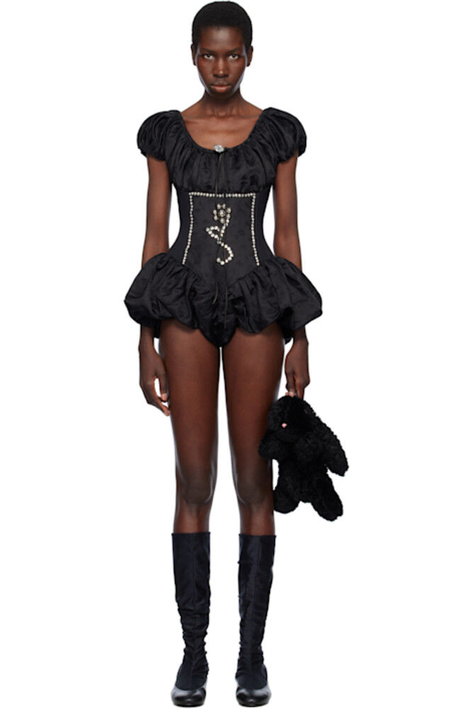 

Черный комбинезон Manna Playsuit Chopova Lowena