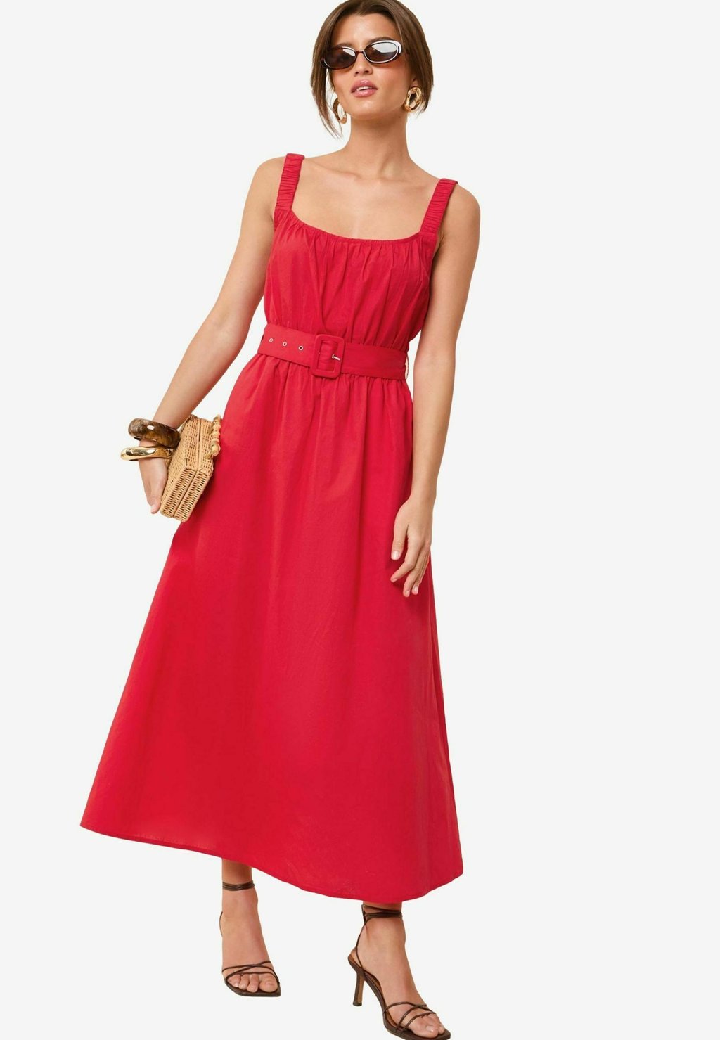 

Повседневное платье REGULAR FIT - RUCHED STRAPPY Friends Like These, красный