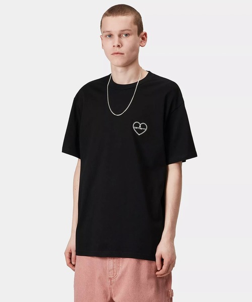 

Футболка с коротким рукавом Carhartt WIP, с принтом на спине, черная, Черный, Футболка с коротким рукавом Carhartt WIP, с принтом на спине, черная