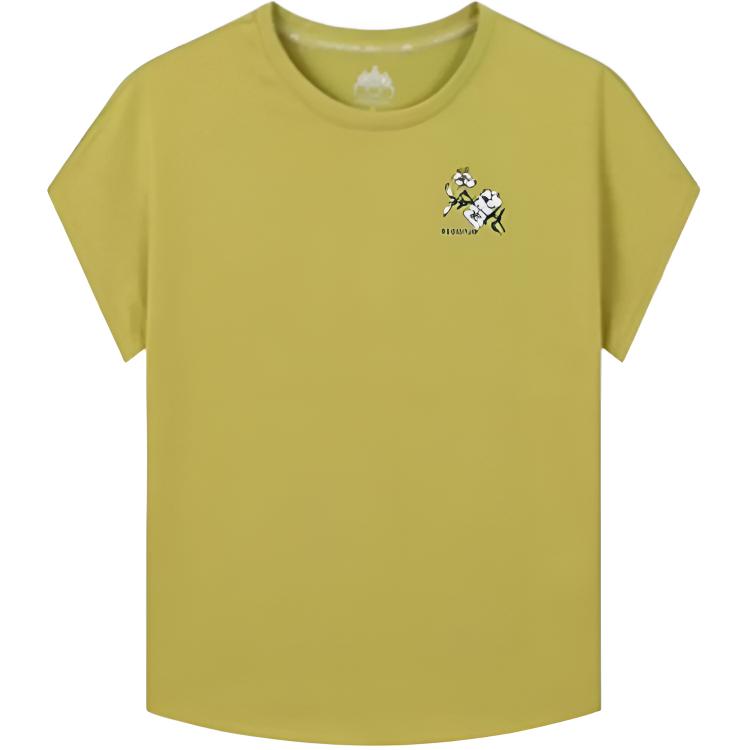 

361° Футболка Women's Serene Green с круглым вырезом, умеренно прямого кроя, Зеленый, 361° Футболка Women's Serene Green с круглым вырезом, умеренно прямого кроя