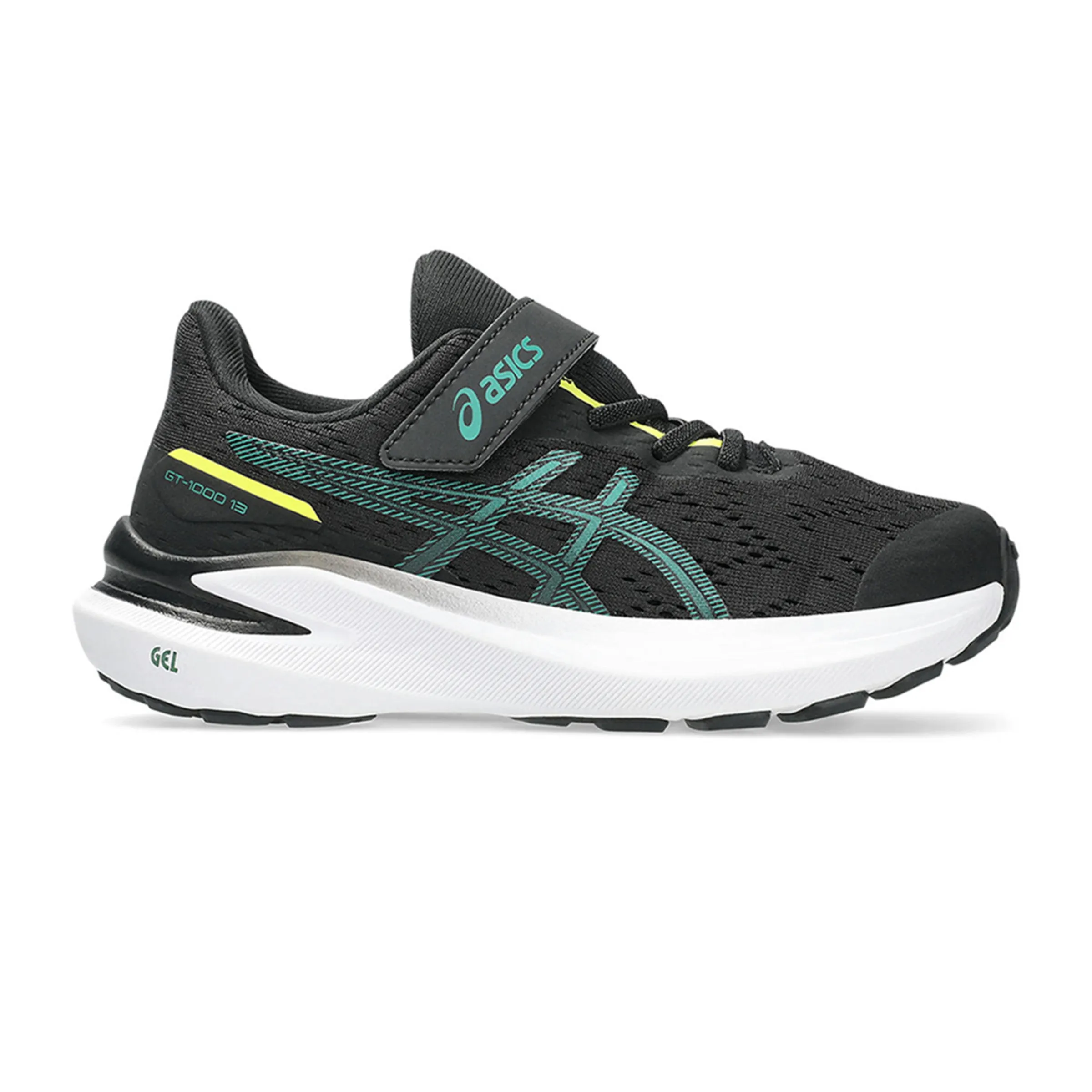

Детские беговые кроссовки GT-1000 13 PS Asics, черный/зеленый