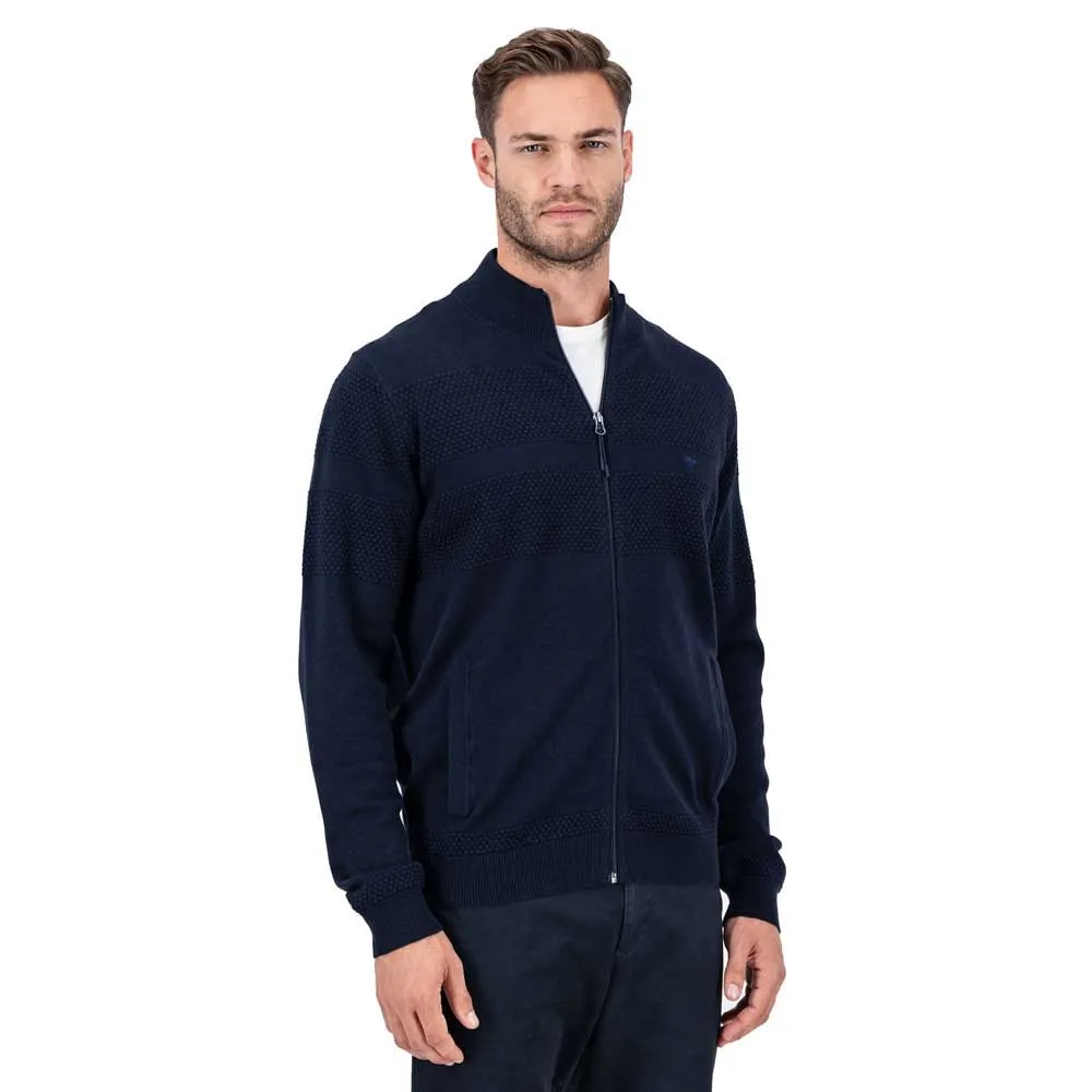 

Свитер Fynch Hatton 1408235 full zip, синий