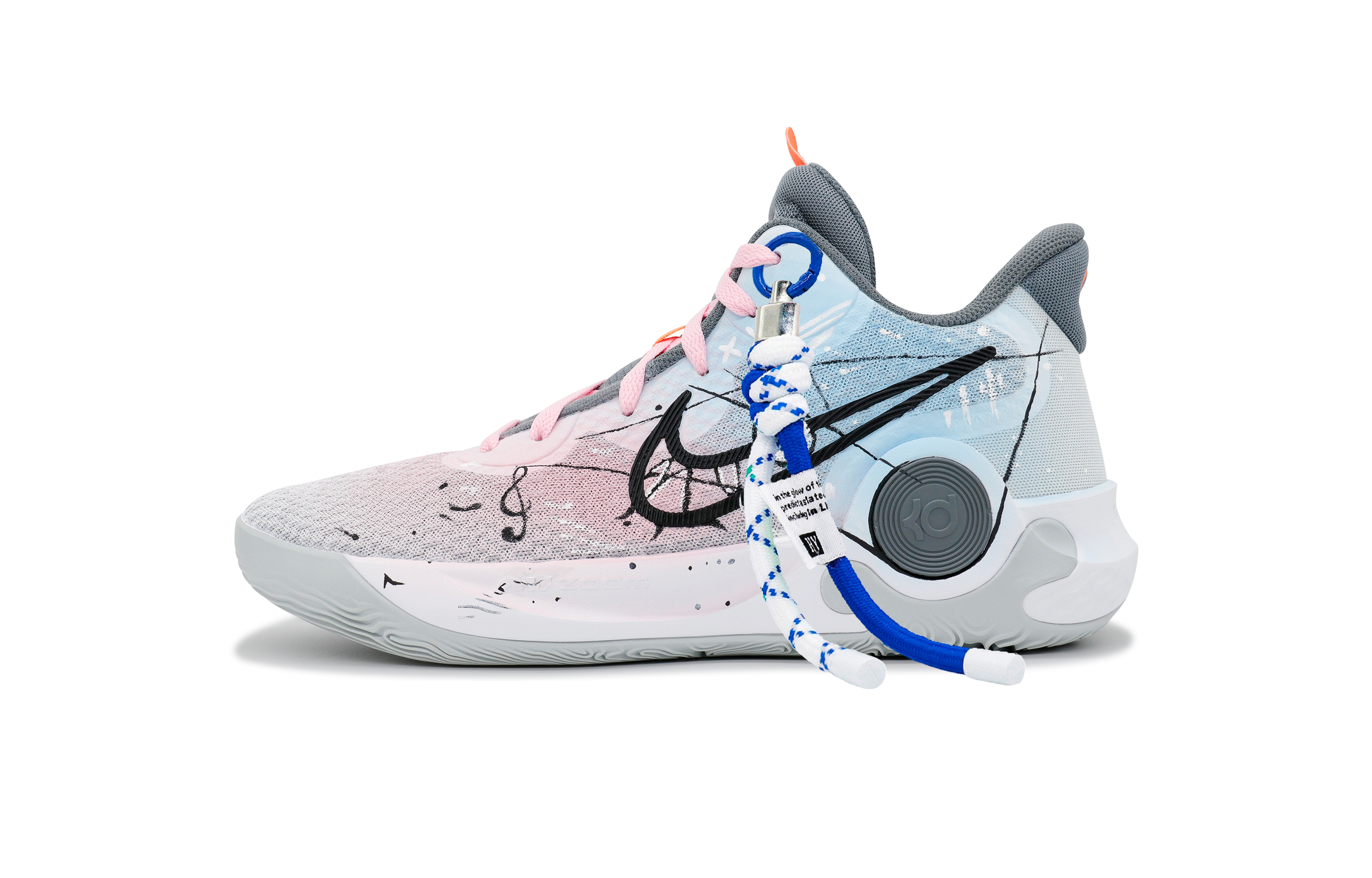 

Баскетбольные кроссовки KD Trey 5 IX Basketball Shoes Unisex Mid-Top Blue Nike